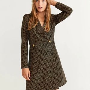 Mango chain print dress